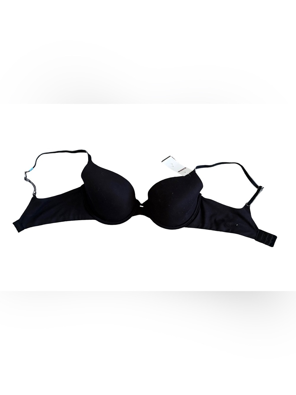 SO Intimates Black Padded Underwire T-Shirt Bra Size 34C